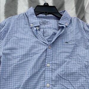 Vineyard Vines boys performance whale button up